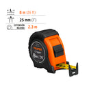 Huincha de medir contra impacto 8mts - Truper