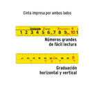 Huincha de medir contra impacto 8mts - Truper