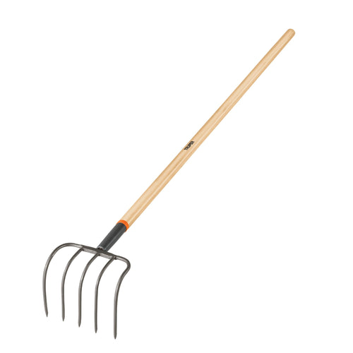 Cultivador forjado para jardin 5 dientes 60" - Truper