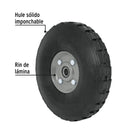 Rueda para carro/yegua solida 10" / 130kg - Pretul