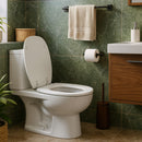 Asiento Wc Cuadrado Madera Blanco