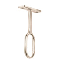 Soporte central para barra closet ovalada 1un - Hermex