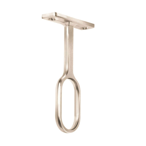 Soporte central para barra closet ovalada 1un - Hermex