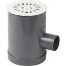 Pileta Pvc 110Mm X 50Mm X 40Mm Blanco/Gris
