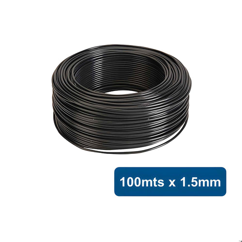 Cable EVA H07Z1-K 100mts 1.5mm Negro - Generico