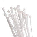 Amarras plasticas blancas 100un 5x300mm - Generico