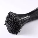 Amarras plasticas negras 100un 5x500mm - Generico