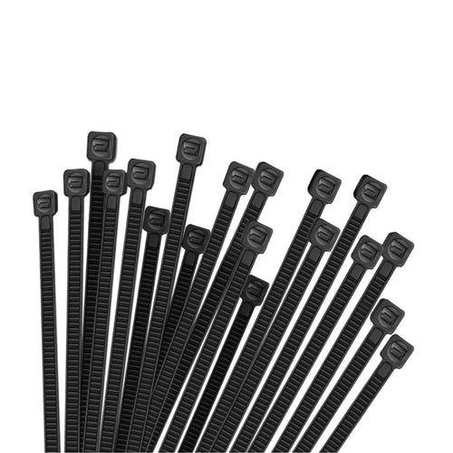 Amarras plasticas negras 100un 5x600mm - Generico