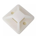 Base autoadhesiva para amarras plasticas 100un 20x20mm - Generico