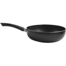 Wok Antiadherente 28 Cm Acero Inoxidable Negro