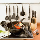 Wok Antiadherente 28 Cm Acero Inoxidable Negro