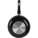 Wok Antiadherente 28 Cm Acero Inoxidable Negro