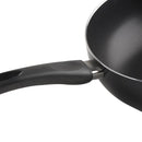 Wok Antiadherente 28 Cm Acero Inoxidable Negro