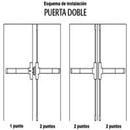 Barra Antipánico serie 300 Push-2P