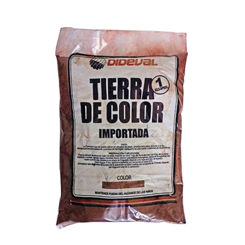 Tierra de Color 1kg Rojo - Dideval