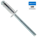 Remache Tipo Pop 3,2X6 Mm 100 Unidades