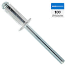 Remache Tipo Pop 3,2X8 Mm 100 Unidades