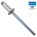 Remache Tipo Pop 4X12 Mm 100 Unidades