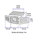 Luminario Solar LED con sensor de movimiento 7W - Volteck