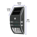 Foco solar LED con sensor de luz y movimiento 22lm - Volteck