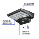 Foco solar LED con sensor de movimiento 4W - Volteck