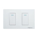 Interruptor Doble Linea Arrayan Marfil - Rema