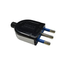 Enchufe Macho 16A 2P+T Negro - Rema