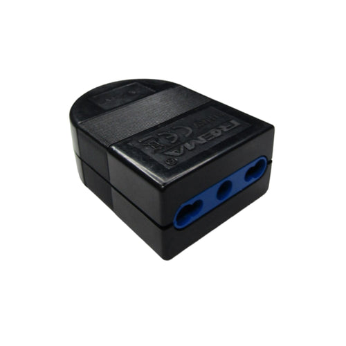 Enchufe Hembra Volante 10/16A 2P+T Negro - Rema