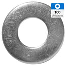 Golilla Plana Calibr 1/4 100Un
