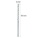 Broca Para Concreto Espiral 4 Mm