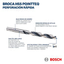 Broca Hss Para Metal 10X133 Mm 1u