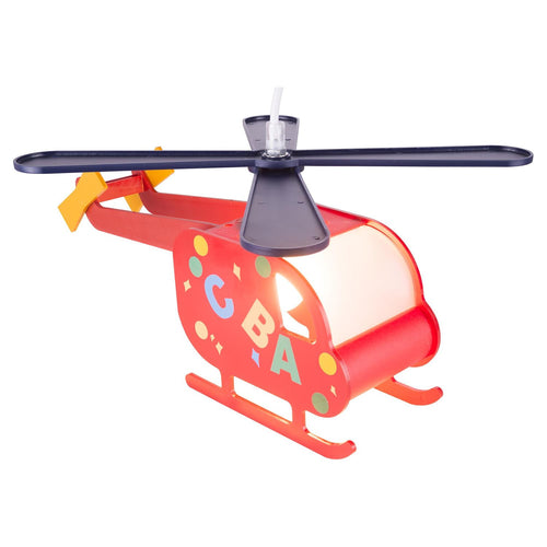 Lampara Colgante Helicoptero Plastico Multicolor