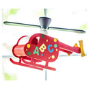 Lampara Colgante Helicoptero Plastico Multicolor