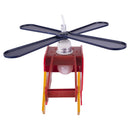 Lampara Colgante Helicoptero Plastico Multicolor