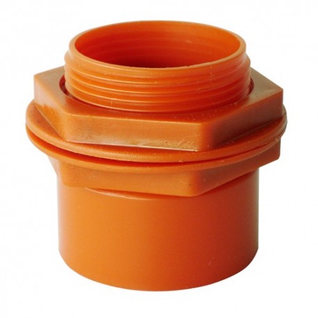 Terminal PVC Conduit HE con tuerca 25mm - PVC