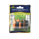 Conector rapido simple premium 1/2" - Hoffens
