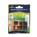 Conector rapido con stop premium 1/2" - Hoffens