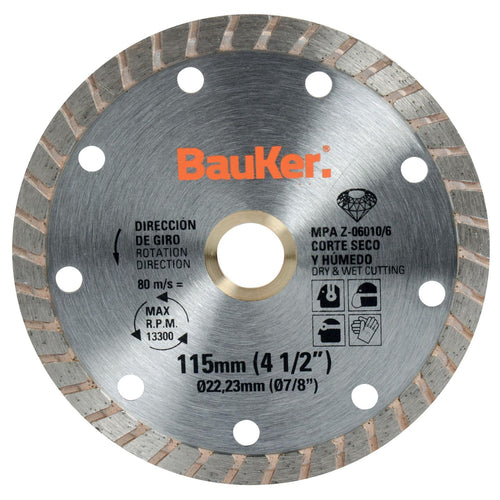 Disco De Diamante 41/2 Turbo Bauke