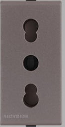 Modulo Tomacorriente Hembra 2P+T 10/16A Piedra S44 - Sinthesi