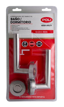Cerradura Embutida Niza  B40 Baño/Dormitorio Inoxidable