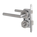 Cerradura Embutida Niza  B40 Baño/Dormitorio Inoxidable