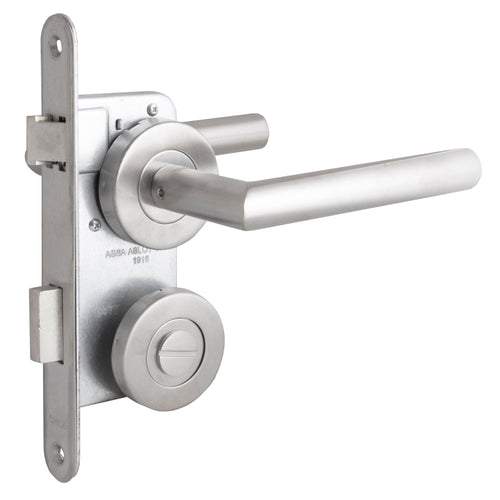 Cerradura Embutida Niza  B40 Baño/Dormitorio Inoxidable