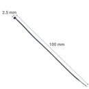 Amarra Cables 2,5X100 Mm 25 Unidades Negro