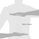 Amarra Cables 3,6X250 Mm 25 Unidades Blanco