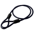 Cable de Seguridad Portatil Bicicleta 1.2Mts Negro