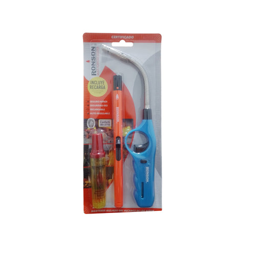 Pack de encendedores y recarga 3un - Ronson
