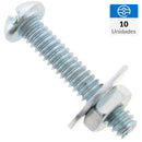 Perno 3/16X1"+Tuerca+Golil 10U