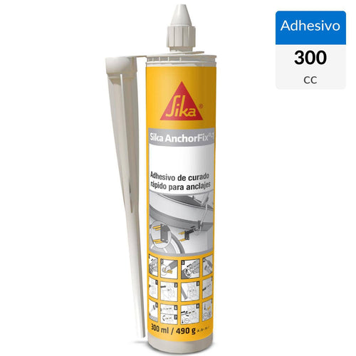 Anchorfix Adhesivo De Curado Rapido Para Anclaje Cartucho 300 Ml