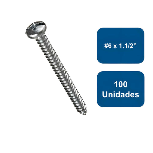 Roscalata Cabeza Binding Zincado