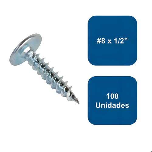 Tornillo Cabeza Lenteja Punta Fina
